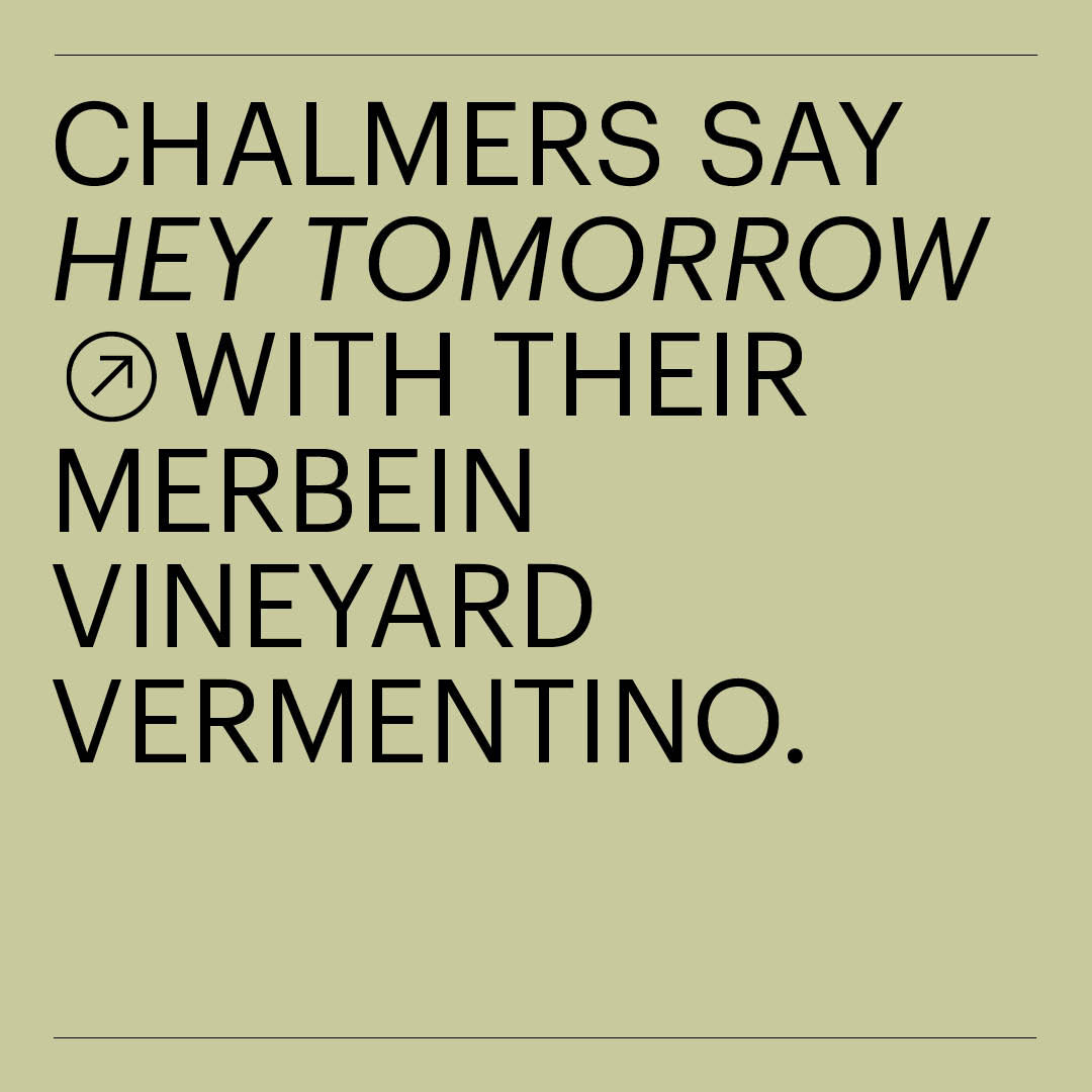 HEY TOMORROW & CHALMERS 2023 VERMENTINO 2L